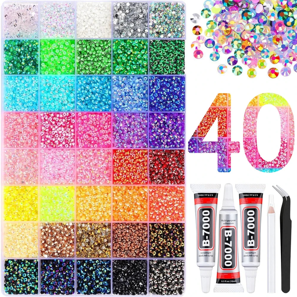 Resin Jelly Rhinestones Bedazzling Kit