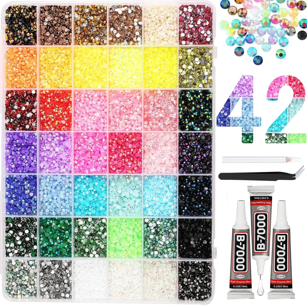 Resin Jelly Rhinestones Bedazzling Kit