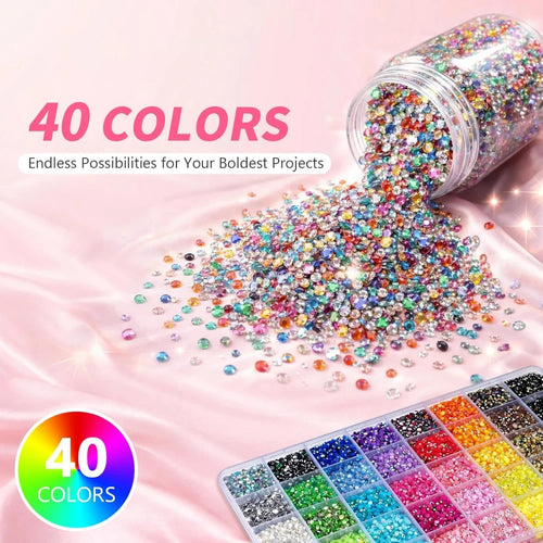 Resin Jelly Rhinestones Bedazzling Kit