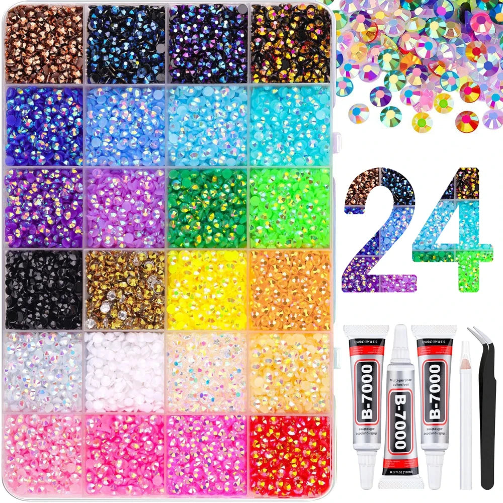 Resin Jelly Rhinestones Bedazzling Kit