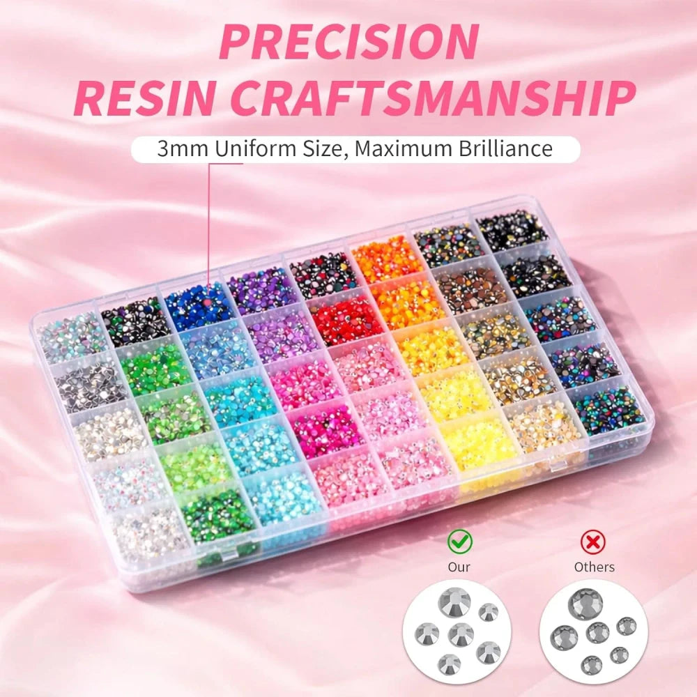 Resin Jelly Rhinestones Bedazzling Kit