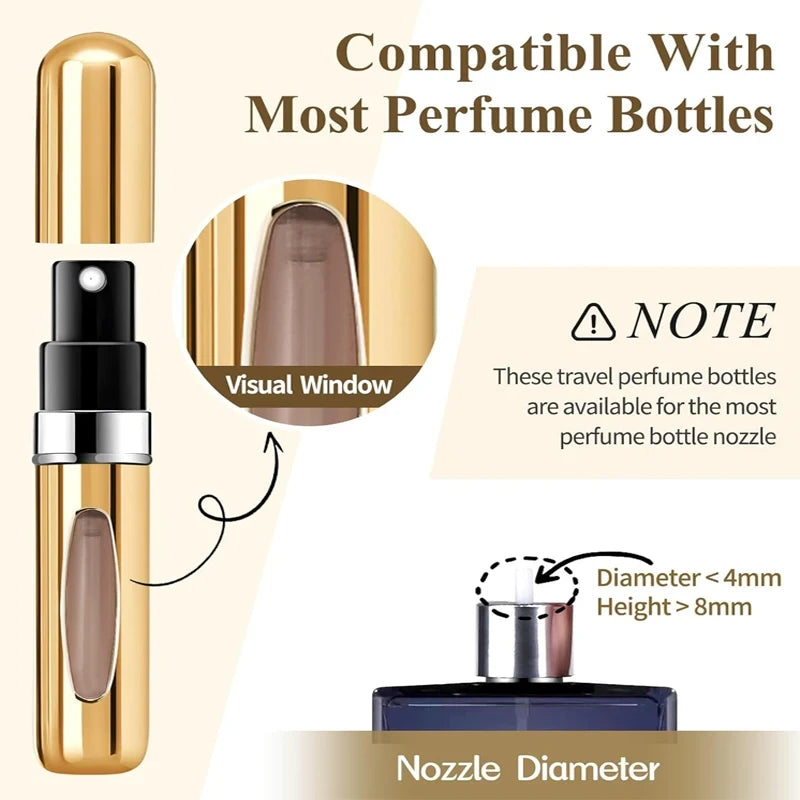 Portable Refillable Perfume Atomizer